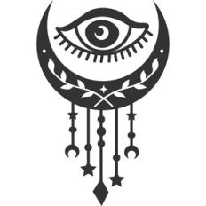 Third Eye with Moon