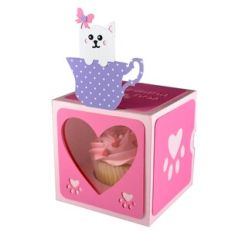 Kitty Love Cupcake Gift Box