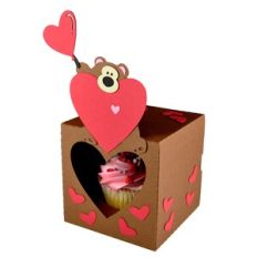 Teddy Love Cupcake Gift Box