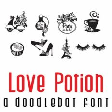 Love Potion Doodlebat Font