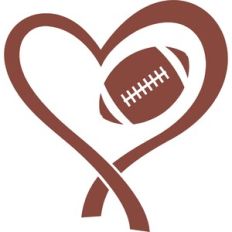 football with heart