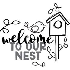 Welcome To Our Nest - Round Design