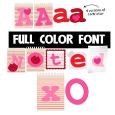 Noted XO Color Font