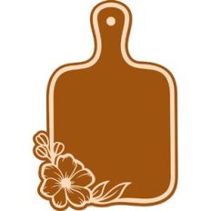 Floral Cutting Board