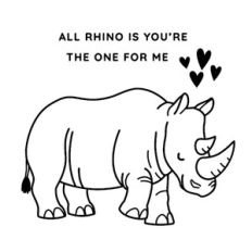 Rhino Valentines