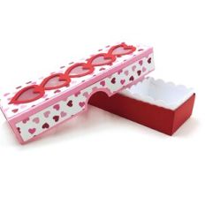 Heart Candy Box with 3 Peek A Boo Liners