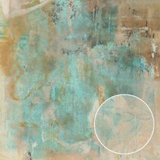 Blue Beige Palette Grunge Misprint Monoprint Background Pattern
