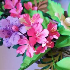 Apple, Cherry, Peach Blossoms