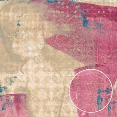 Red Beige Grunge Palette Misprint Monoprint Background Pattern