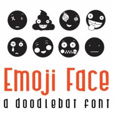 Emoji Face Doodlebat Font