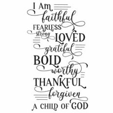 I Am Faithful Word Art / Wall Art
