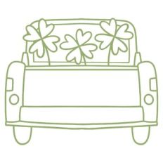 Back of Truck with Clovers