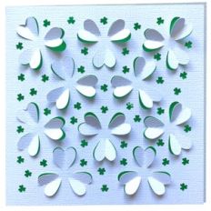 Irish Shamrock 3D Card