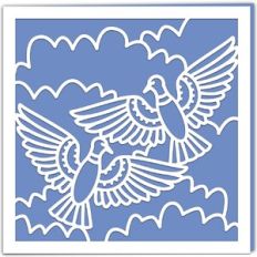 Flying Doves Card