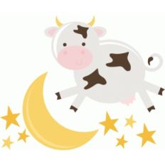 cow jumping over moon
