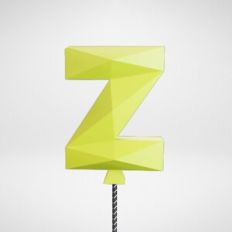 Cake topper Letter Z