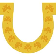 horseshoe shamrocks