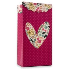 Fold Over Heart Bag