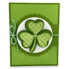 Fancy Fold Shamrock Card
