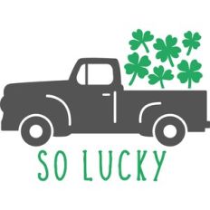 Truck Shamrock So Lucky