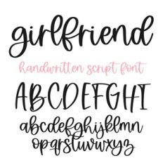 Girlfriend Font