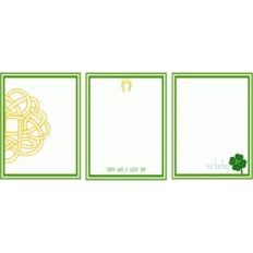 lucky journal cards 3x4