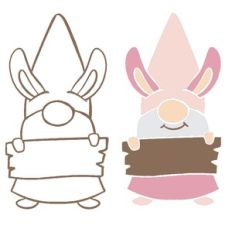 Gnome Bunny SVG