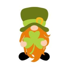 Leprechaun in a hat - multi-layer