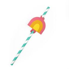 Rainbow Straw Topper
