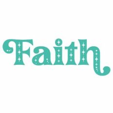 Faith Decorative Word