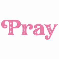 Pray Decorative Word