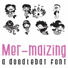 Mermaizing Doodlebat Font