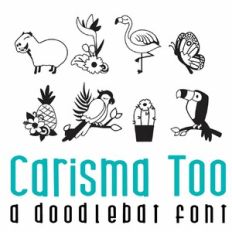 Carisma Too Doodlebat Font