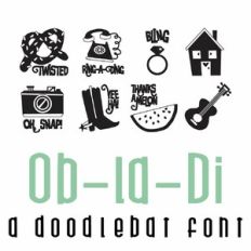 Ob-La-Di Doodlebat Font