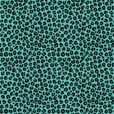 Leopard Print Turquoise