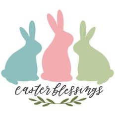 Easter Blessings Bunny Trio