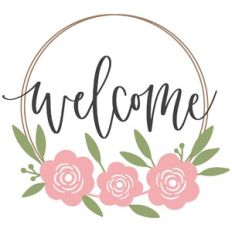 Welcome Spring Floral Wreath