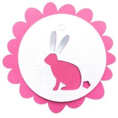 Rabbit 3D Gift Tag