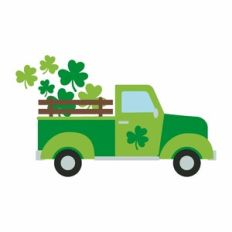 St. Patrick's day truck