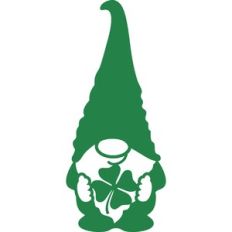 gnome with shamrock