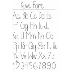 Kiwi A hand written Font
