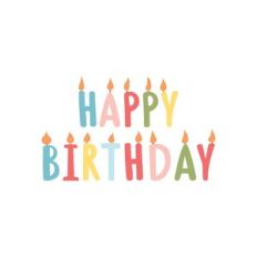 Happy Birthday Candles