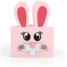 A2 Easter Bunny Face Shaped Card