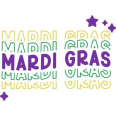 Mardi Gras Letters