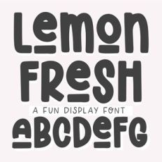 DTC Lemon Fresh Quirky Summer Display Font