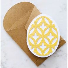 easter egg mini card and envelope