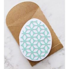 easter egg mini card and envelope