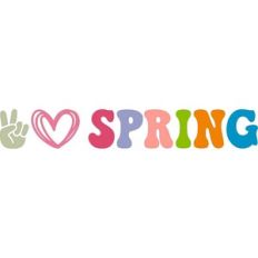 Peace Love Spring