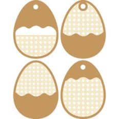 Easter Egg Rattan Display Set