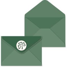 Envelope Shamrock Disc Flap